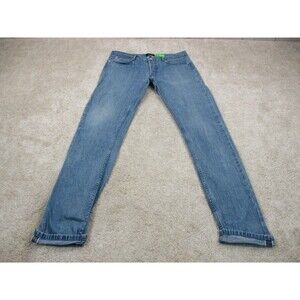 APC Jeans Mens 32 Slim Tapered Leg Blue Selvedge Denim Petit New Standard 32x33